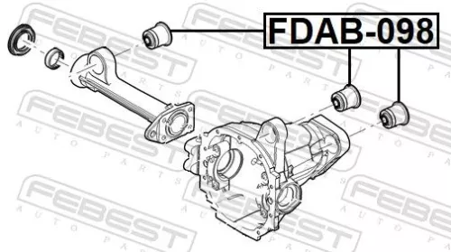 FEBEST Mounting, differential (FDAB-098)