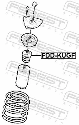 FEBEST Rubber Buffer, suspension (FDD-KUGF)