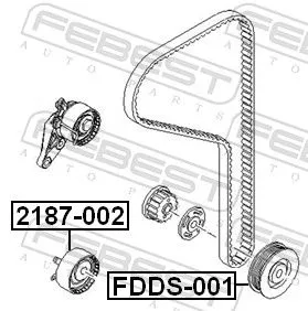 FEBEST Belt Pulley, crankshaft (FDDS-001)