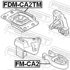 FEBEST Mounting, engine (FDM-CA2TM)