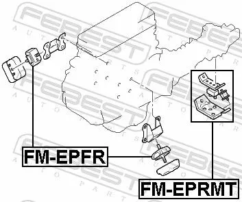 FEBEST Mounting, engine (FM-EPFR)