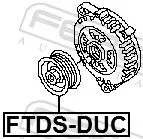 FEBEST Belt Pulley, alternator (FTDS-DUC)