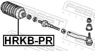 FEBEST Bellow, steering (HRKB-PR)