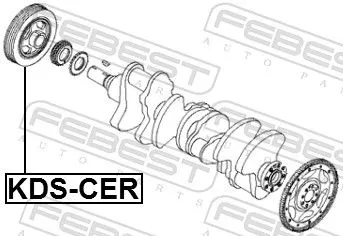 FEBEST Belt Pulley, crankshaft (KDS-CER)
