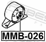 FEBEST Mounting, engine (MMB-026)