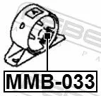 FEBEST Mounting, engine (MMB-033)