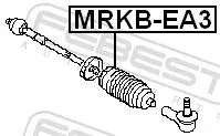 FEBEST Bellow, steering (MRKB-EA3)