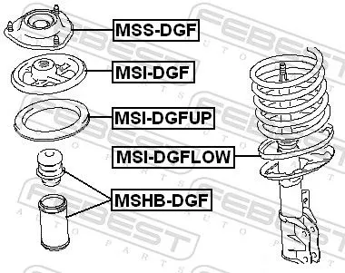 FEBEST Spring Seat (MSI-DGF)