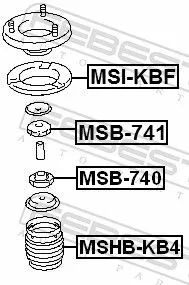 FEBEST Spring Seat (MSI-KBF)