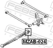 FEBEST Mounting, control/trailing arm (MZAB-024)