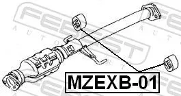FEBEST Mounting Kit, exhaust system (MZEXB-01)