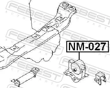 FEBEST Mounting, engine (NM-027)