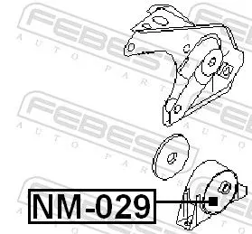 FEBEST Mounting, engine (NM-029)