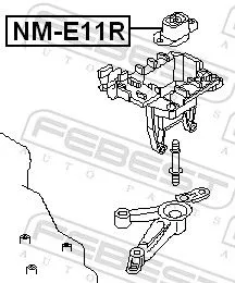 FEBEST Mounting, engine (NM-E11R)
