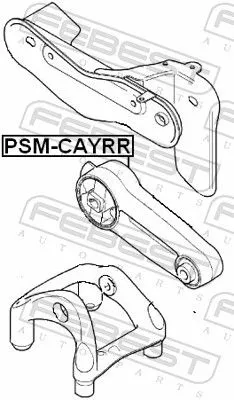FEBEST Mounting, engine (PSM-CAYRR)