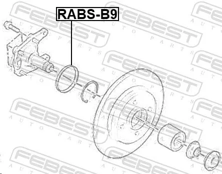 FEBEST Sensor Ring, ABS (RABS-B9)