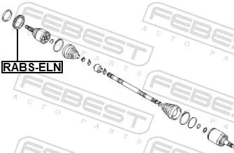 FEBEST Sensor Ring, ABS (RABS-ELN)