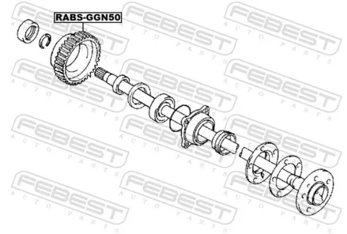 FEBEST Sensor Ring, ABS (RABS-GGN50)