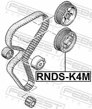 FEBEST Camshaft Adjuster (RNDS-K4M)