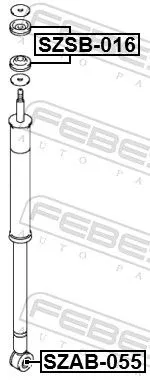FEBEST Bush, shock absorber (SZAB-055)