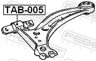 FEBEST Mounting, control/trailing arm (TAB-005)