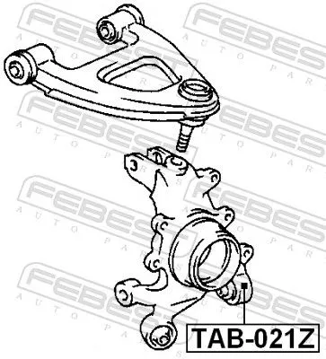 FEBEST Mounting, control/trailing arm (TAB-021Z)