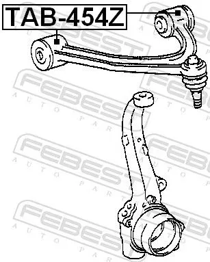 FEBEST Mounting, control/trailing arm (TAB-454Z)