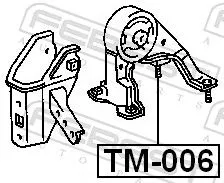 FEBEST Mounting, engine (TM-006)