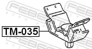 FEBEST Mounting, engine (TM-035)