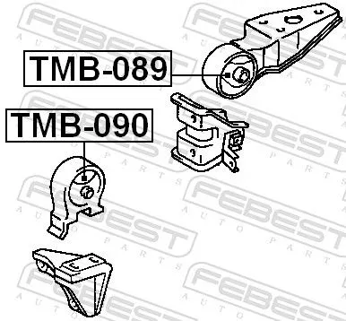 FEBEST Mounting, engine (TMB-090)