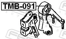 FEBEST Mounting, engine (TMB-091)