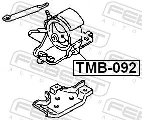 FEBEST Mounting, engine (TMB-092)