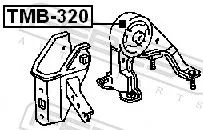 FEBEST Mounting, engine (TMB-320)