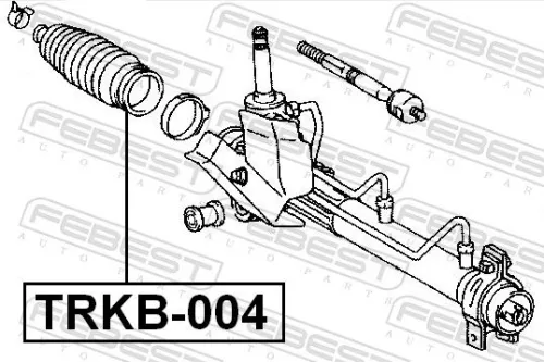 FEBEST Bellow, steering (TRKB-004)