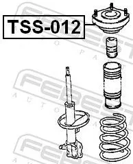 FEBEST Suspension Strut Support Mount (TSS-012)