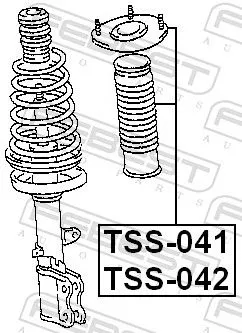 FEBEST Suspension Strut Support Mount (TSS-042)