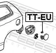 FEBEST Cap, fuel tank (TT-EU)