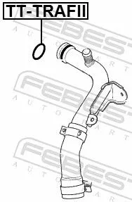 FEBEST Gasket, coolant flange (TT-TRAFII)