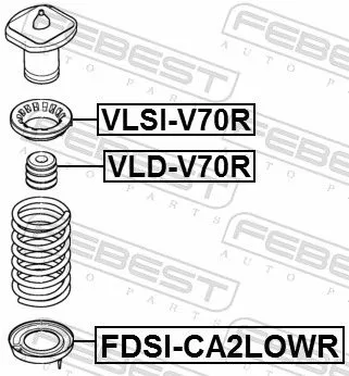 FEBEST Spring Seat (VLSI-V70R)