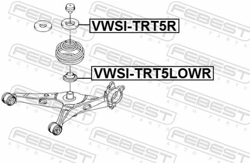 FEBEST Spring Seat (VWSI-TRT5LOWR)