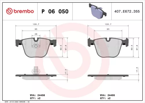 Brake Pad Set, disc brake