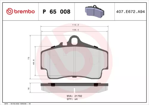 Brake Pad Set, disc brake