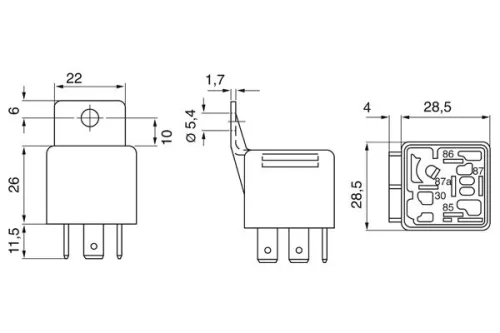 BOSCH Multifunctional Relay (0332019203)