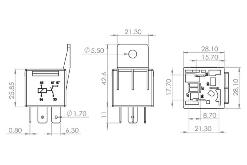 BOSCH Multifunctional Relay (0 986 AH0 250)