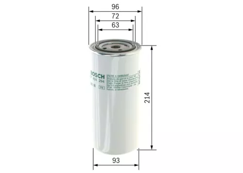 BOSCH Fuel Filter (1457434294)