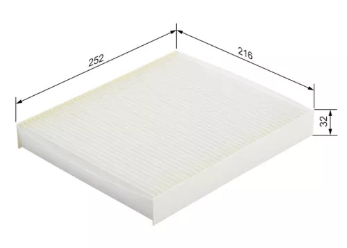 BOSCH Filter, cabin air (1987432057)