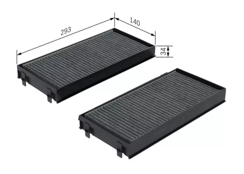 BOSCH Filter, cabin air (1987432419)