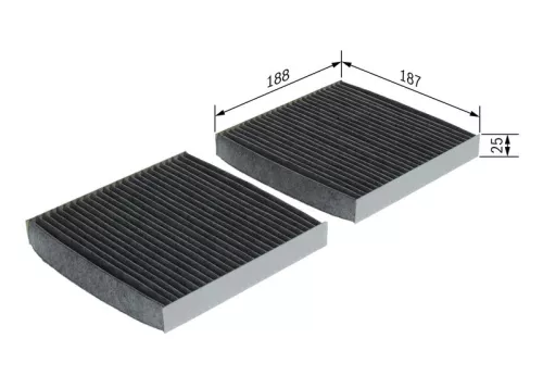 BOSCH Filter, cabin air (1987432542)