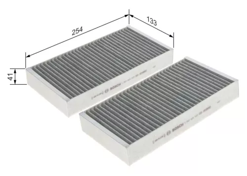 BOSCH Filter, cabin air (1987435585)