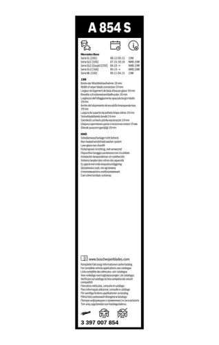BOSCH Wiper Blade (3397007854)